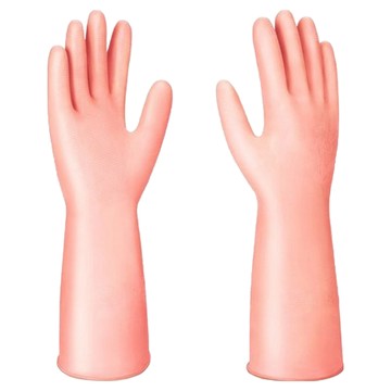 SHIMOYAMA 乳膠清潔手套號 小貨  M  粉紅色  1組