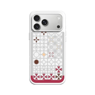 iPhone 17 Pro Max SolidX 白 - 老屋顏 Old House Face - 台灣經典鐵窗花 - 北