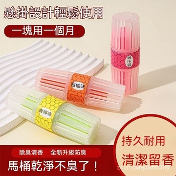 🔥臺灣出貨12H🔥【熱銷】馬桶防臭智能馬桶掛籃厠所清潔除臭留香潔厠懸掛式潔厠寶ddss