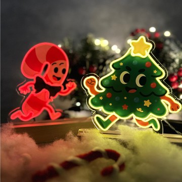 客製霓虹裝飾燈DIY 聖誕款 品牌手作體驗、企業團建、VIP活動推薦