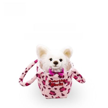 貝林自然世界可愛毛絨玩偶吉娃娃手袋公仔文創禮品上海自然博物館