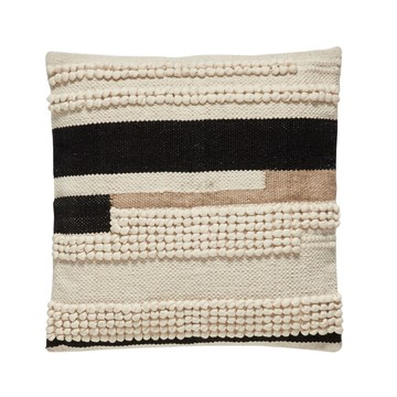 【Hübsch】立體點織紋抱枕(含枕心)