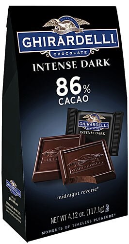 Ghirardelli Intense Dark Chocolate Squares 86% Cacao Midnight Reverie 4.12 oz