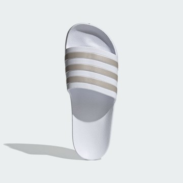 【ADIDAS】ADILETTE AQUA Slipper拖鞋 男鞋 女鞋 白灰色-EF1730