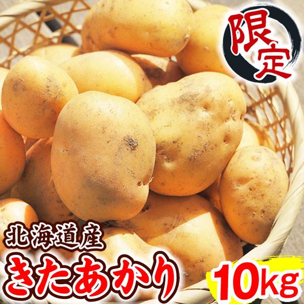 じゃがいも 10kg キタアカリ 北海道産 数量限定 じゃがいも 食品 国華園