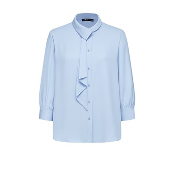 防紫外線及速乾處理設計休閒長袖上衣/羊絨藍 | 5124163172