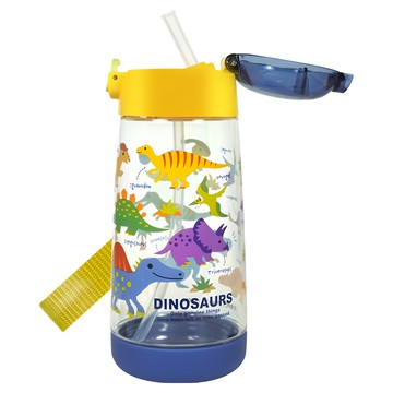 Skater PET吸管水壺  恐龍圖鑑  480ml  1個