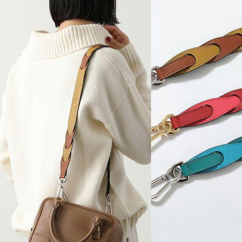 LOEWE ロエベ ショルダーベルト WOVEN LOGO STRAP 103.30AB19 ...