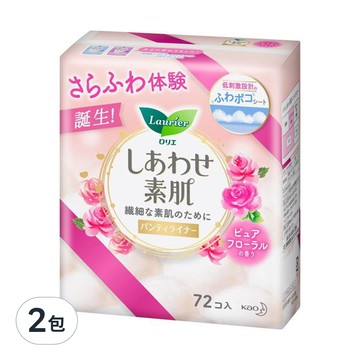 Laurier 蕾妮亞 F系列 舒適護墊 花香  72片  14cm  2包