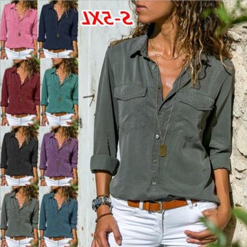 fashion women blouse tops summer S-5XL ladies shirt tops大碼