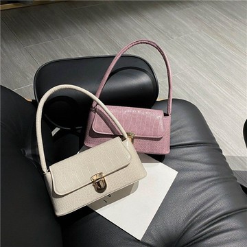 Bag House👜 日韓新款爆款 小衆包包 新款網紅流行單肩包 韓版百搭石頭紋時尚腋下包 手提包