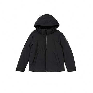 FILA 男連帽羽絨外套(帽可拆)-黑色 1JKZ-5202-BK