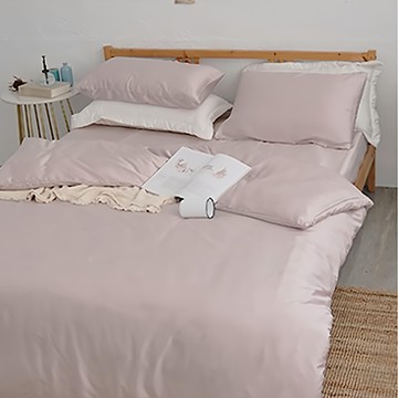 BUHO 布歐 100%TENCELTM 床包枕套二件組  淺玉  單人  床包 + 枕套組