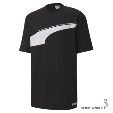 【下殺】Puma 男裝 短袖上衣 短T 棉質 歐規 黑【運動世界】59645701