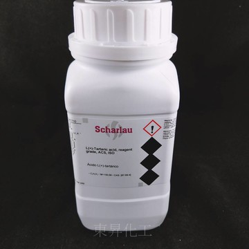 [東昇] L-酒石酸500G｜試藥級｜西班牙Scharlau出品