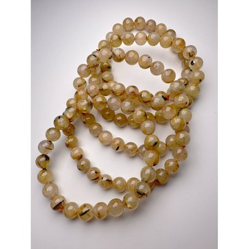 【肯爸水晶嚴選】A02母礦鈦晶手珠8mm 1102直播特惠商品