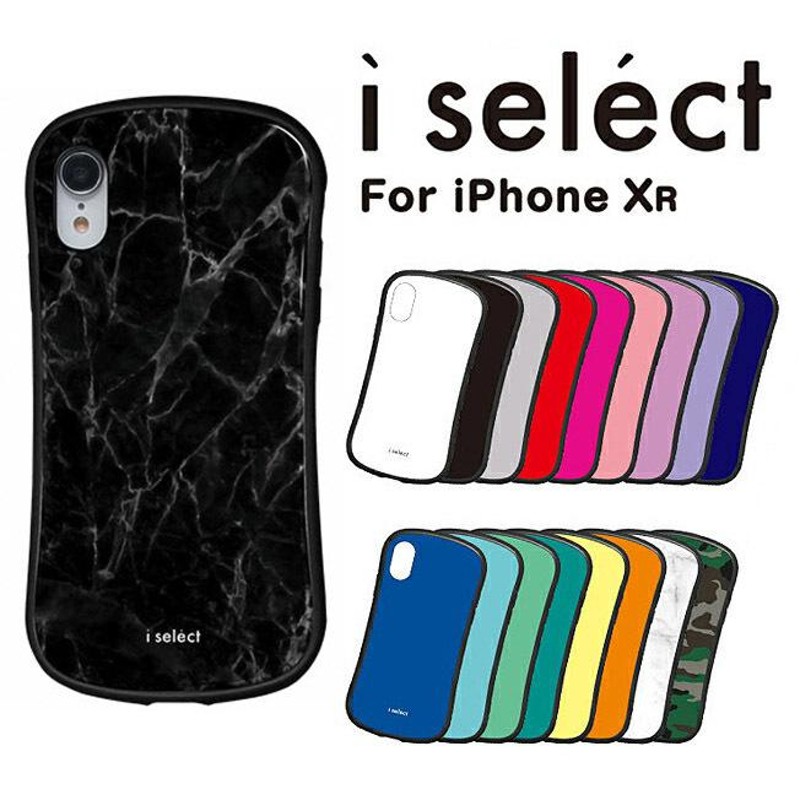 スマホケース iPhoneXR ケース アイセレクト 耐衝撃 ハイブリッド 