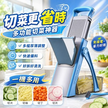 多功能切菜器 切菜機 切菜器 切絲器 蔬菜切片機 廚房切菜器 刨絲器 切丁器 免手切不傷手 廚房神器