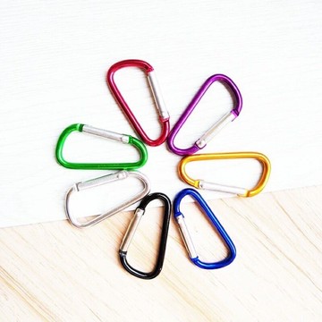 ［沐沐屋］D型登山扣 D扣 彈簧扣 鑰匙扣.