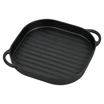 PEARL LIFE 珍珠金屬 IH爐/烤箱適用 鑄鐵平板烤盤  HB-6219  24cm  1個