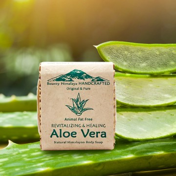 尼泊爾喜馬拉雅之寶吉拉索蘆薈保濕潤髮護膚養髮皂100g(最天然的滋潤手工皂) 手工皂 洗髮 沐浴 滋潤 護髮