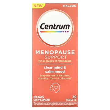 Centrum, Menopause Support，清晰頭腦和平靜心情，30 片