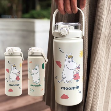 【MOOMIN】手提大容量保溫壺 1200ML