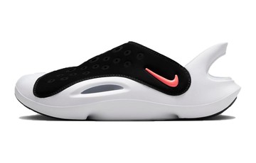 AQUA SWOOSH SANDAL GS BLACK HYPER ORANGE