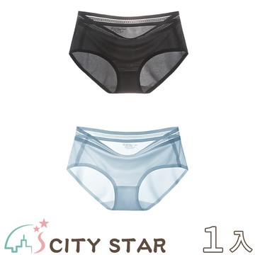 【CITY STAR】超薄冰絲透氣無痕女內褲3色(6件/入)