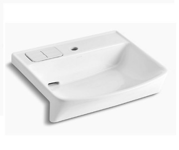 【麗室衛浴】美國KOHLER活動促銷 FAMILY CARE 半崁盆 K-21915T-1-0