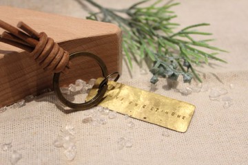 My Sweet Home- 黃銅鑰匙圈