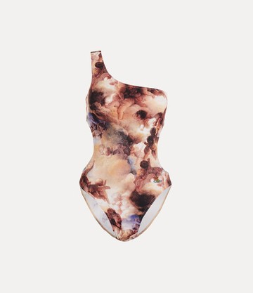 Vivienne Westwood One Shoulder Swimsuit Cherubs Cherubs L Women