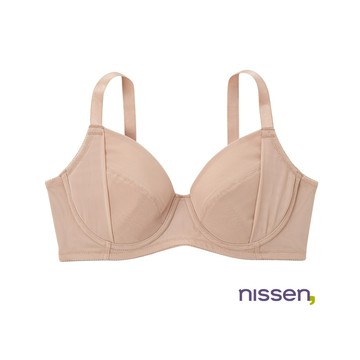 Nissen 大胸視覺縮小內衣 簡約設計 DEFGHI罩杯