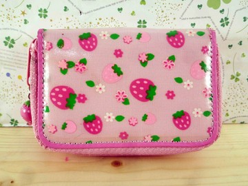 【震撼精品百貨】草莓 Strawberry 2用鎖包-粉 震撼日式精品百貨