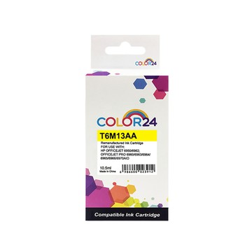 Color24 for HP 黃色 T6M13AA (NO.905XL) 高容環保墨水匣 適用OfficeJet Pro 6960 / 6970