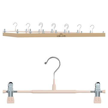 JMIL 防滑帶夾褲裙架 米色 10個