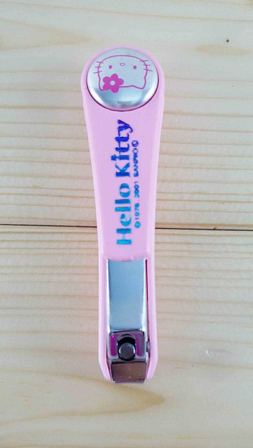 【震撼精品百貨】Hello Kitty 凱蒂貓 HELLO KITTY指甲刀-粉S 震撼日式精品百貨