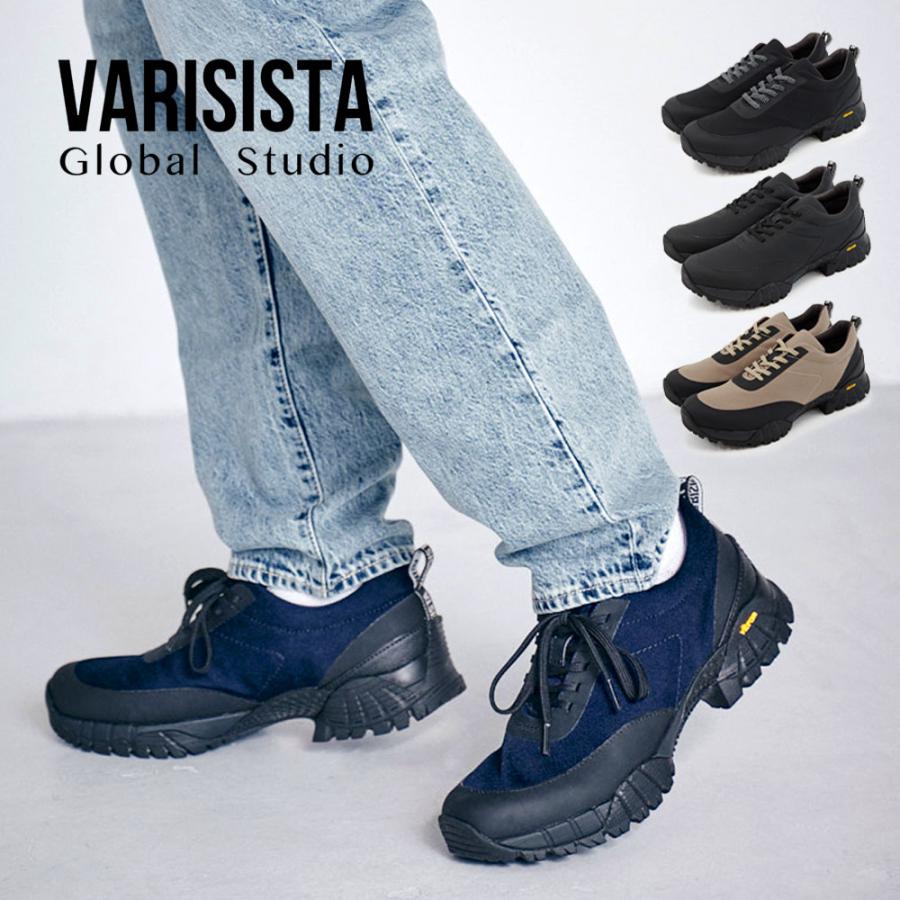 VARISISTA Global Studio 】【ZS911】トレッキング スニーカー ブーツ レザー ビブラム メガグリップ アウトドア フェス  Vibram キャンプ | LINEブランドカタログ