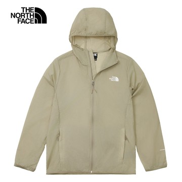 The North Face北面男款棕色防風防曬連帽外套｜87V61I4