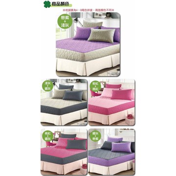 【CERES】幸運草 防潑水 單人二件式 舖棉床包式保潔墊