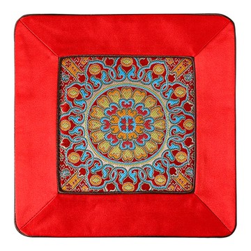 中式工藝品桌墊 織錦緞真絲墊 古典布藝軟飾多用 一張