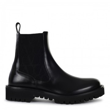 Valentino Garavani - Black Leather Boots 44