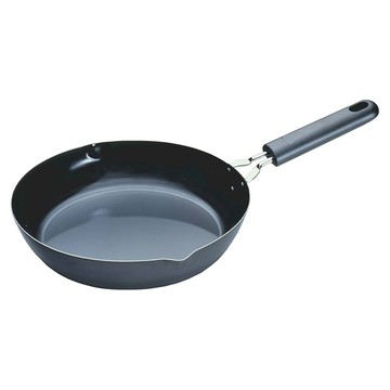 SHIMOMURA 下村工業 鐵製厚底平底鍋 22cm 適用於IH及瓦斯爐 日本製造  1個