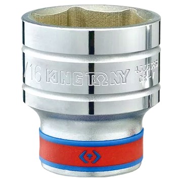 KING TONY 金統立 英制六角標準套筒 KT433514SR 台灣製  1/2吋  1個