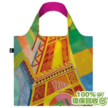 LOQI 環保材質春捲包/購物袋-艾菲爾鐵塔1962（無扣帶、無暗袋）_廠商直送