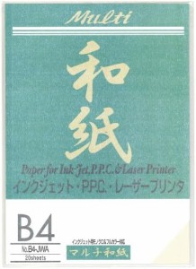 SAKAEテクニカルペーパー 和紙 厚口 雁皮 B4 20枚 B4-JWA