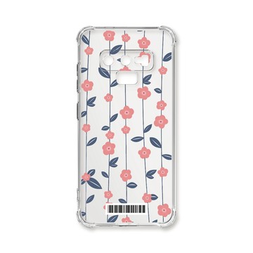 Note 系列殼 TRON 三星 NOTE 9 條紋透明小花C款  載具 四角防摔殼 手機殼