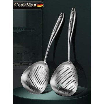 漏勺304不銹鋼廚房家用細網大笊籬商用過濾網篩油炸餃子撈面漏勺