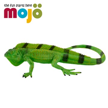 Mojo Fun動物模型-綠鬣蜥/公仔/動物/模型/玩具