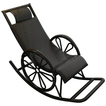 藤椅大人逍遙椅躺椅老人搖椅睡椅陽臺家用休閑搖搖椅藤編懶人椅子[010209DD]